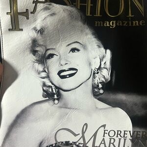 Fashion Marilyn Monroe vinyl shoulder bag